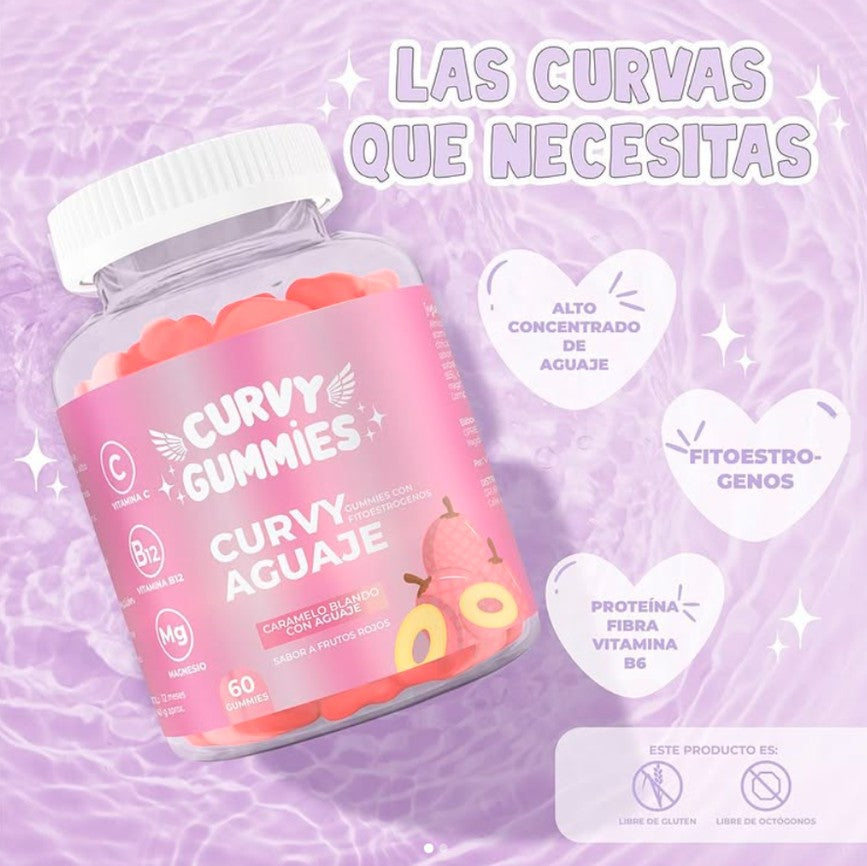 Curvy Gummies™ - Suplemento Natural Potenciador de Silueta