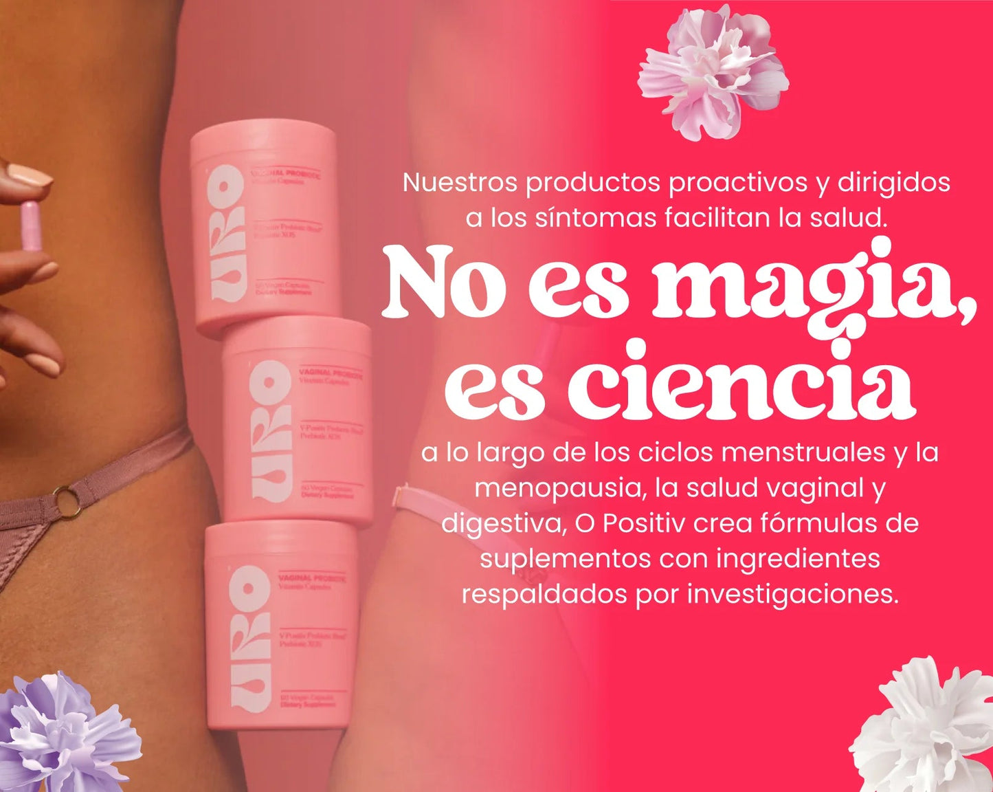 Cápsulas Uro™ - Probiótico Cuidado Femenino