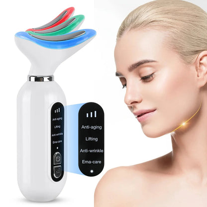 FaceMassage™ - Masajeador Led Para Cuello y Rostro